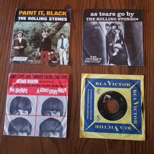 The Rolling Stones Vinyl Set - Black, Gray, Red, Yellow